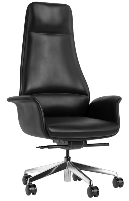 GM Seating Rexx Executive Chair - Ergonomic Design, Lumbar Support, Headrest, & Padded Armrests - Durable Office Chair with Plush Cushioned Seat for Ultimate Comfort and Style