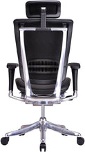Load image into Gallery viewer, GM Seating Enklave Genuine Leather Executive Hi Swivel Chair (Black) - ERGOLUXSEATING.COM